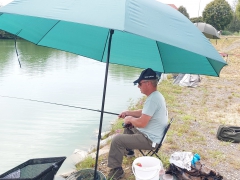 20. ribiško tekmovanje veteranov vojne za Slovenijo v lovu rib s plovcem ob ribniku Rogoznica
