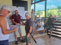 20. ribiško tekmovanje veteranov vojne za Slovenijo v lovu rib s plovcem ob ribniku Rogoznica