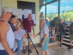 20. ribiško tekmovanje veteranov vojne za Slovenijo v lovu rib s plovcem ob ribniku Rogoznica