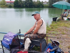 20. ribiško tekmovanje veteranov vojne za Slovenijo v lovu rib s plovcem ob ribniku Rogoznica