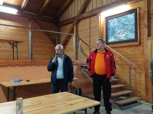 Zastopamo barve OZVVS Ptuj na Streharjevem memorialu v Slovenski Bistrici.