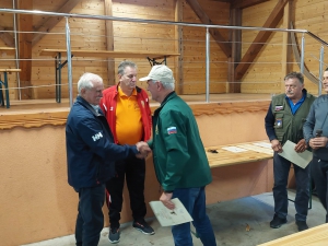 Zastopamo barve OZVVS Ptuj na Streharjevem memorialu v Slovenski Bistrici.