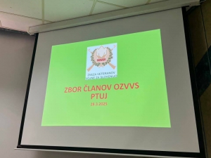 Zbor članov OZVVS Ptuj 2025